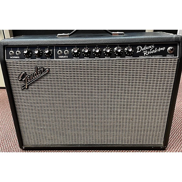 Used Fender 1965 Reissue Deluxe Reverb 22W 1x12 Tube Guitar Combo Amp