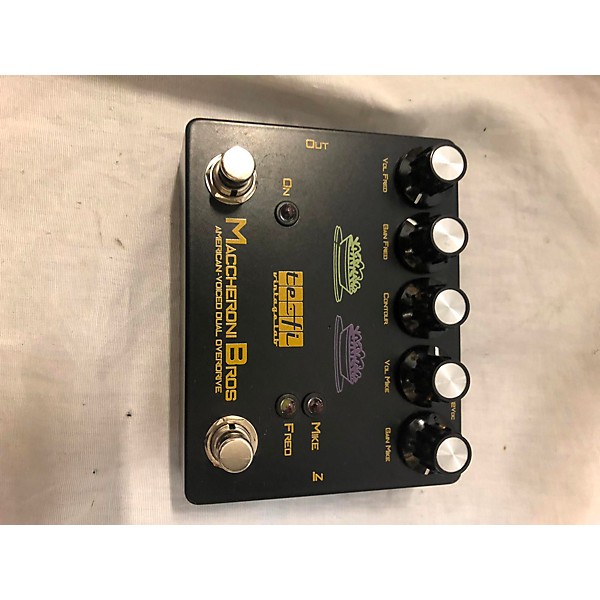 Used Tefi Vintage Labs Used TeFi Vintage Labs Maccheroni Bros Dual Overdrive Effect Pedal