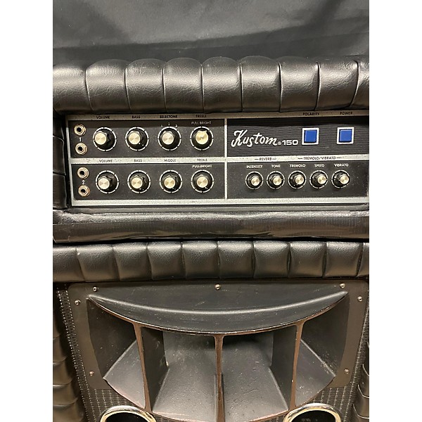 Used Kustom Kustom 150 Head + Cab Guitar Stack