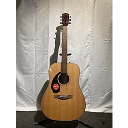 Used Fender Used Fender CD60 Dreadnought LH Nautral Acoustic Guitar