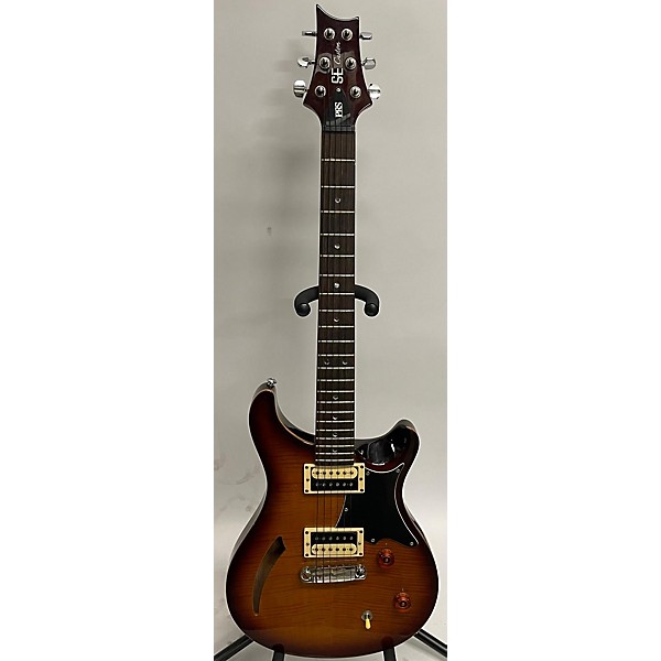 Used PRS Used PRS SE Custom 22 Semi-Hollowbody Tobacco Sunburst Hollow Body Electric Guitar