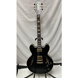 Used Epiphone Used Epiphone Emily Wolfe Sheraton Satin Black Hollow Body Electric Guitar