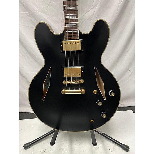 Used Epiphone Used Epiphone Emily Wolfe Sheraton Satin Black Hollow Body Electric Guitar