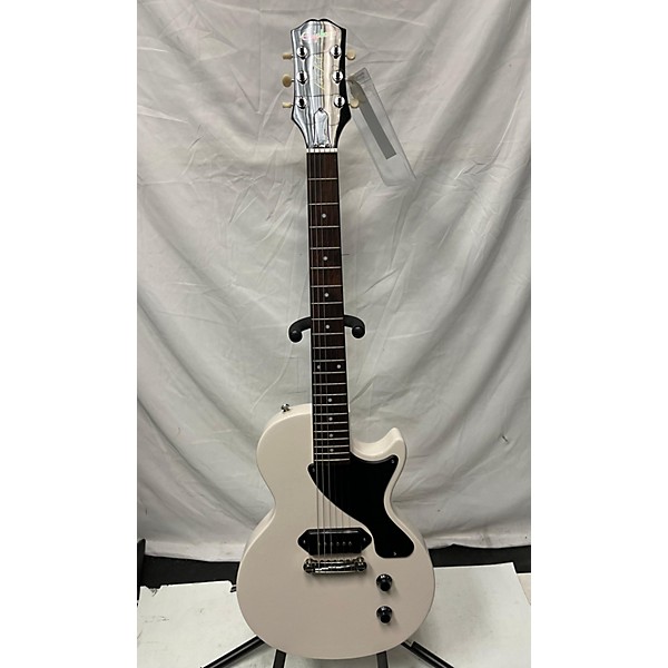 Used Epiphone Used Epiphone Billy Joe Armstrong Les Paul Junior White Solid Body Electric Guitar