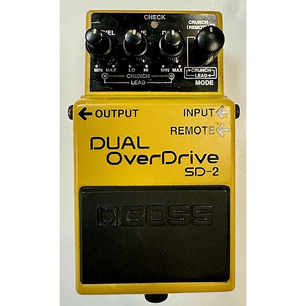 Used BOSS SD2 Dual Overdrive Effect Pedal