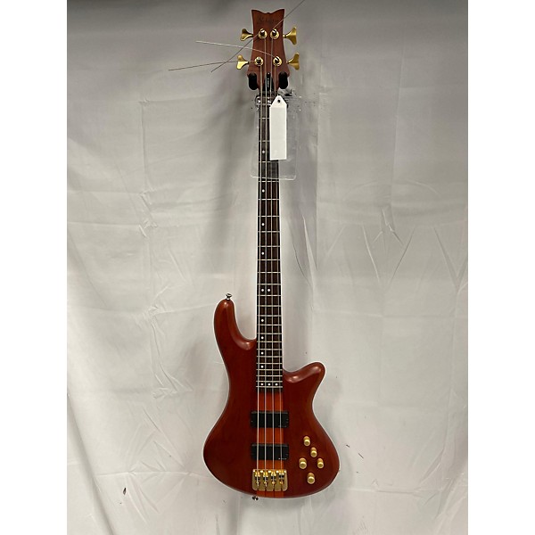 Used Schecter Guitar Research Used Schecter Guitar Research Stiletto Studio 4 String Satin Honey Electric Bass Guitar