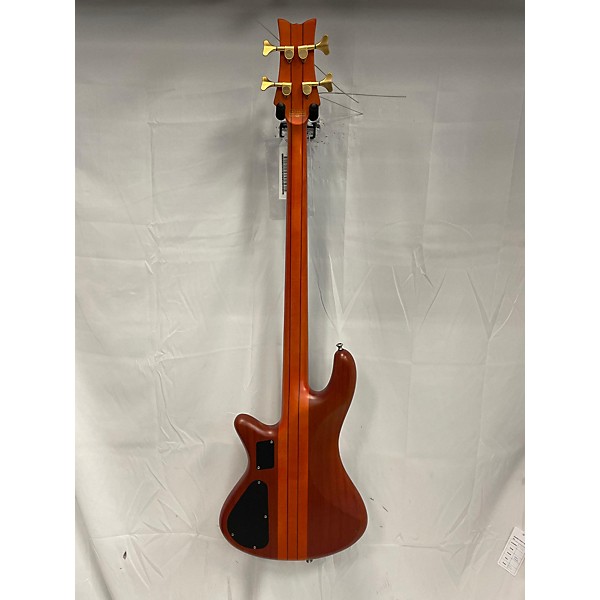 Used Schecter Guitar Research Used Schecter Guitar Research Stiletto Studio 4 String Satin Honey Electric Bass Guitar