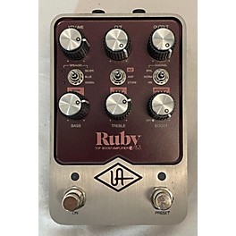 Used Universal Audio UAFX RUBY '63 TOP BOOST AMPLIFIER Footswitch