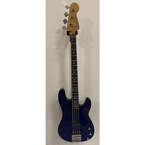 Used Fender Used Fender Pj Bass Blue Electric Bass Guitar