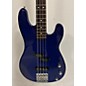 Used Fender Used Fender Pj Bass Blue Electric Bass Guitar