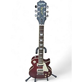 Used Epiphone Used Epiphone Les Paul Traditional Pro IV Wine Red Solid Body Electric Guitar