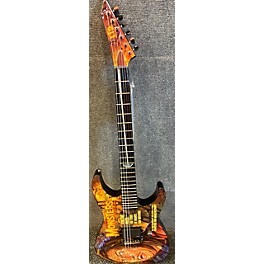 Used ESP Used 2013 ESP Famous Monsters "Vincent Price" Custom Graphic Solid Body Electric Guitar