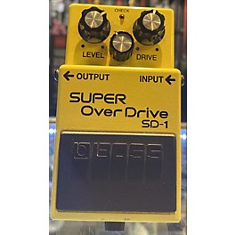 Used BOSS SD1 Super Overdrive Effect Pedal