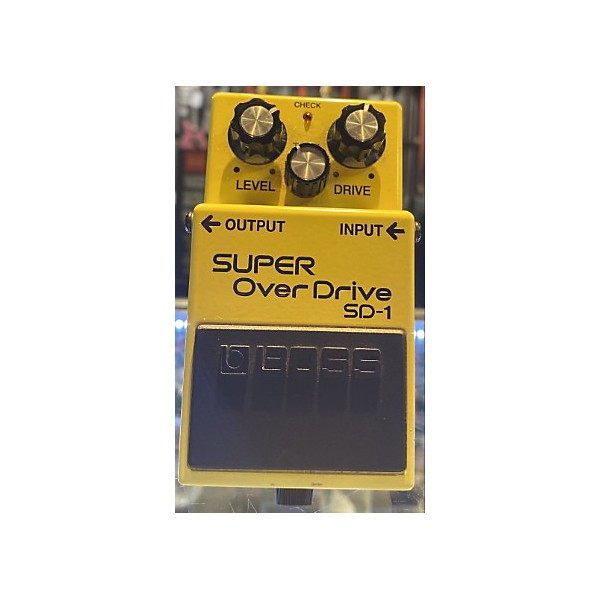 Used BOSS SD1 Super Overdrive Effect Pedal