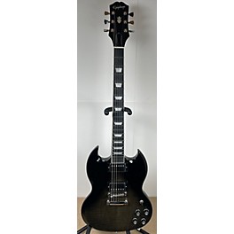 Used Epiphone Used Epiphone SG Modern Trans Black Solid Body Electric Guitar