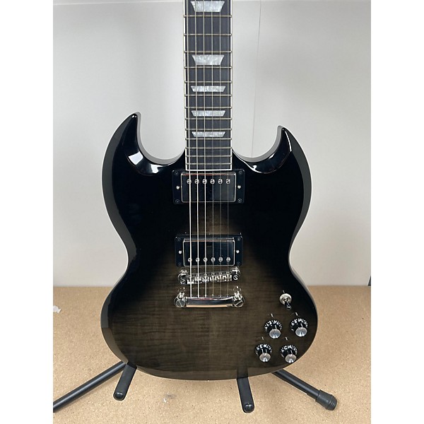 Used Epiphone Used Epiphone SG Modern Trans Black Solid Body Electric Guitar