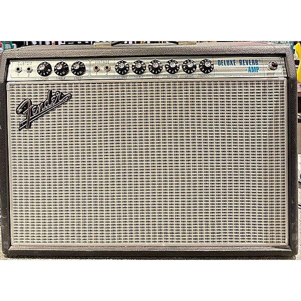 Used Fender Used Fender 1968 Custom Deluxe Reverb 22W 1x12 Tube Guitar Combo Amp