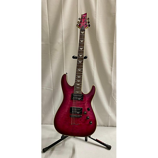 Used Schecter Guitar Research Used Schecter Guitar Research Omen Extreme 6 Pink Solid Body Electric Guitar