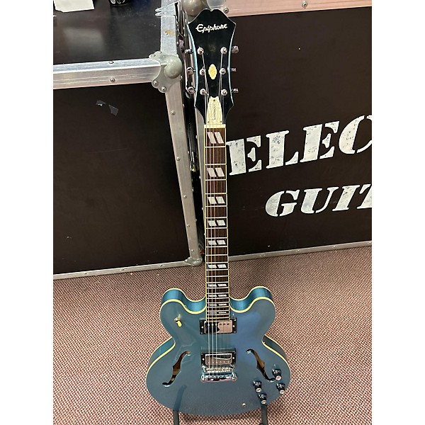 Used Epiphone Used Epiphone Noel Gallagher SUPERNOVA MANCHESTER BLUE Hollow Body Electric Guitar