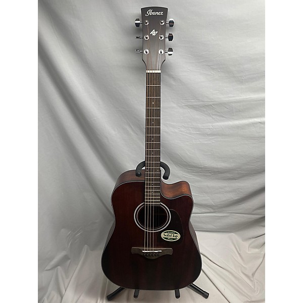 Used Used Ibanez AW54CE Brown Acoustic Electric Guitar