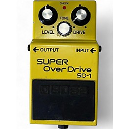 Used BOSS SD1 Super Overdrive Effect Pedal