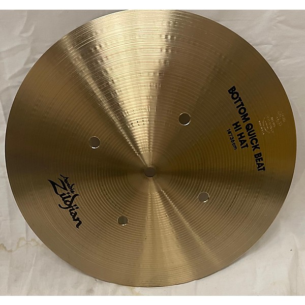 Used Zildjian 14in Quick Beat Hi Hat Pair Cymbal