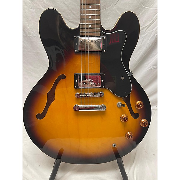 Used Epiphone Used Epiphone Dot Vintage Sunburst Hollow Body Electric Guitar