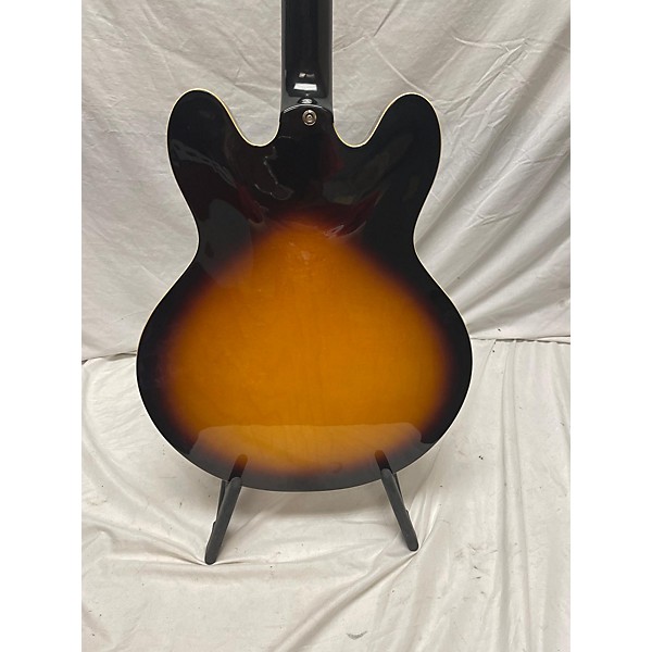 Used Epiphone Used Epiphone Dot Vintage Sunburst Hollow Body Electric Guitar