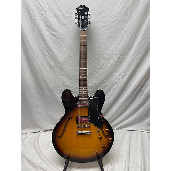 Used Epiphone Used Epiphone Dot Vintage Sunburst Hollow Body Electric Guitar