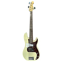 Used Fender Used Fender American Standard Precision Bass V 5 String Olympic White Electric Bass Guitar