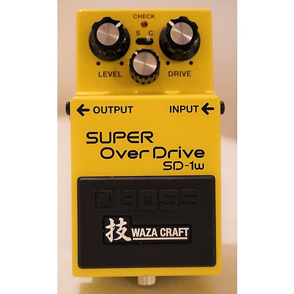 Used BOSS SD1W Super Overdrive Waza Craft Effect Pedal