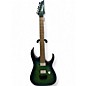 Used Ibanez RGAIX6MQM Emerald Green Solid Body Electric Guitar