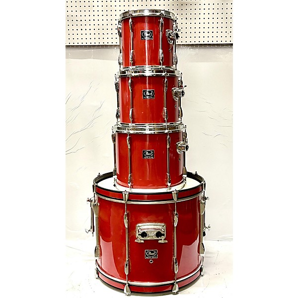 Used Pearl Used Pearl 4 piece Export Red Drum Kit