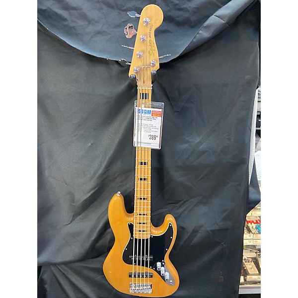 Used Squier Used Squier Classic Vibe 70s Jazz Bass 5 String Natural Electric Bass Guitar