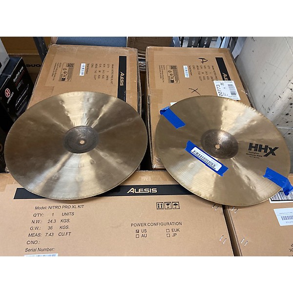 Used SABIAN Used SABIAN 15in HHX COMPLEX MEDIUM HATS Cymbal