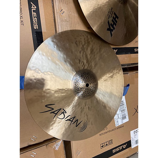 Used SABIAN Used SABIAN 15in HHX COMPLEX MEDIUM HATS Cymbal