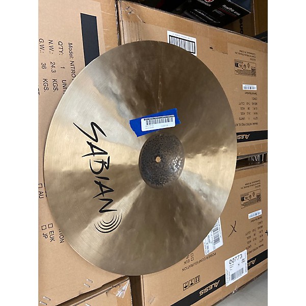 Used SABIAN Used SABIAN 19in HHX COMPLEX THIN CRASH Cymbal