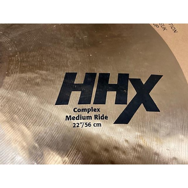 Used SABIAN Used SABIAN 22in HHX COMPLEX MEDIUM RIDE Cymbal