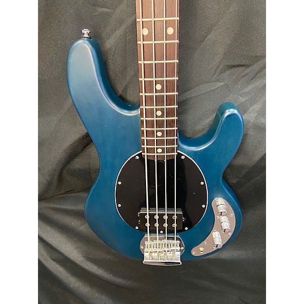 Used Sterling by Music Man Used Sterling By Music Man Sub 4 Blue Electric Bass Guitar