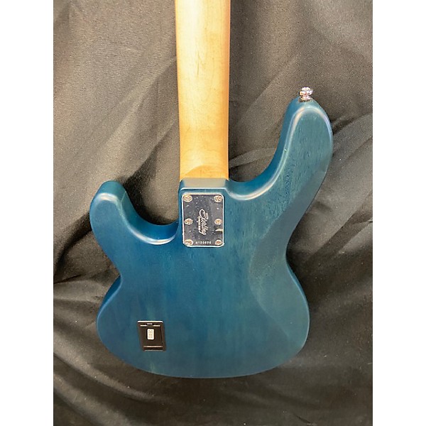 Used Sterling by Music Man Used Sterling By Music Man Sub 4 Blue Electric Bass Guitar