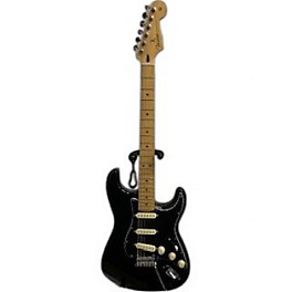 Used Fender Player Stratocaster Black Solid Body Electric Guitar