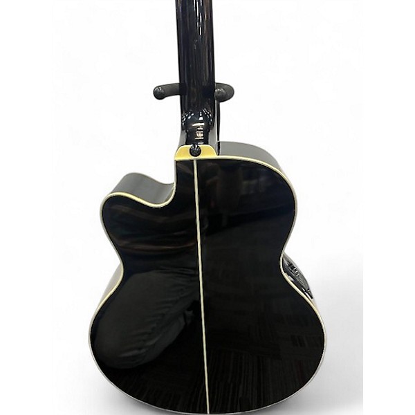 Used Ibanez AEB10BE Black Acoustic Bass Guitar
