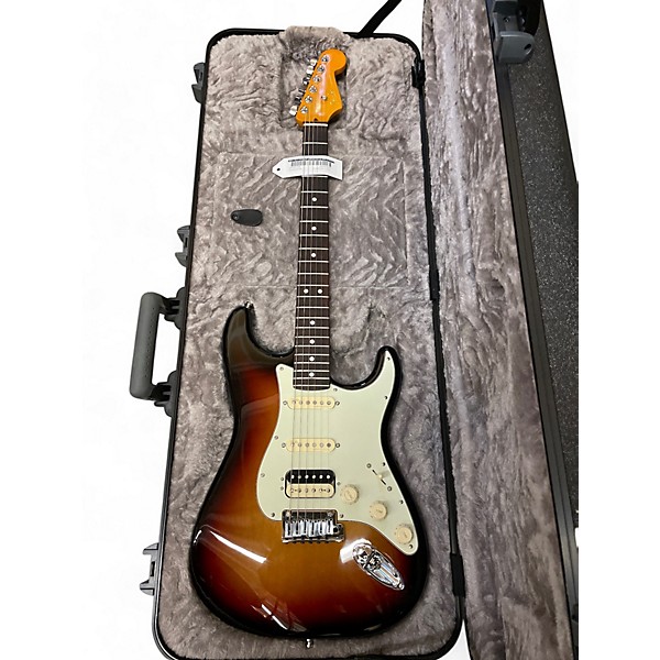 Used Fender Used 2022 Fender American Ultra Stratocaster HSS 3 Tone Sunburst Solid Body Electric Guitar