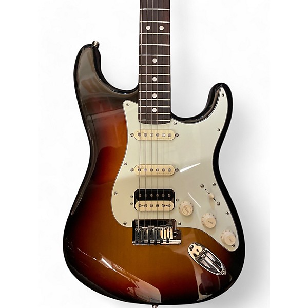 Used Fender Used 2022 Fender American Ultra Stratocaster HSS 3 Tone Sunburst Solid Body Electric Guitar