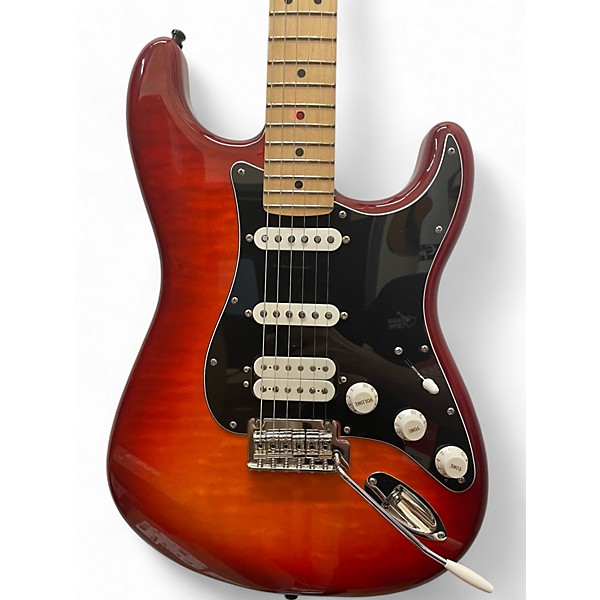 Used Fender Used Fender Player Stratocaster HSS Plus Top AGED CHERRY BURST Solid Body Electric Guitar