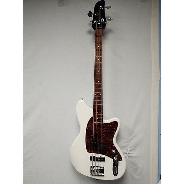 Used Ibanez Used Ibanez TMB100 White Electric Bass Guitar