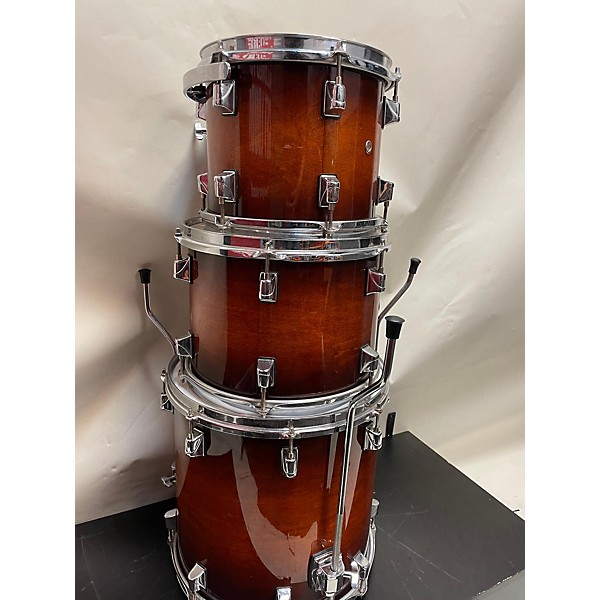 Used Taye Drums Used Taye Drums 6 piece Studio Maple Sunburst Drum Kit