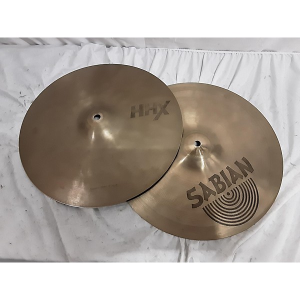 Used SABIAN Used SABIAN 14in Hhx Groove Hi Hat Pair Cymbal