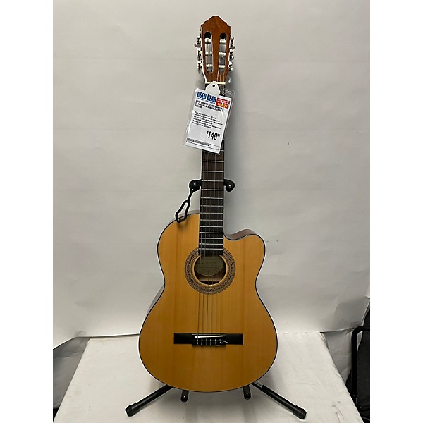 Used Lucero Used Lucero LC100CE Natural Classical Acoustic Electric Guitar