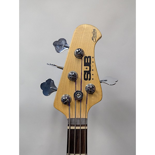 Used Sterling by Music Man Used Sterling By Music Man Sub 4 Trans Black Electric Bass Guitar